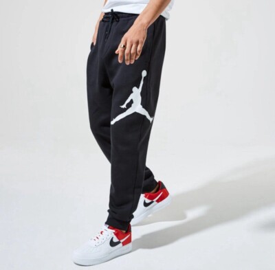 Nike Air Jordan Jumpman Logo Fleece Joggers Pants Size Medium