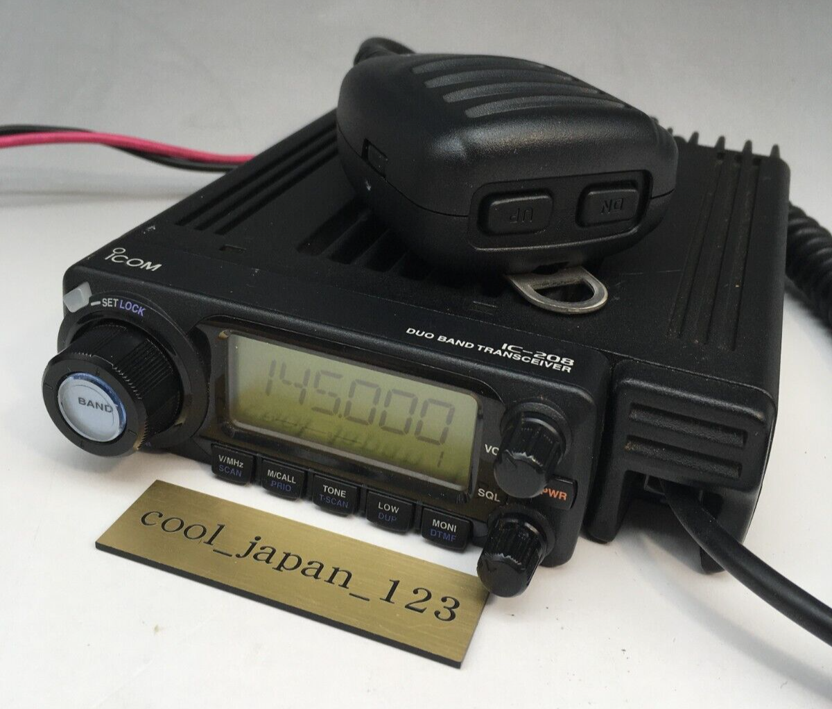 アイコム IC-208 トランシーバー 無線機 ICOM 144⁄430MHz 動作未確認