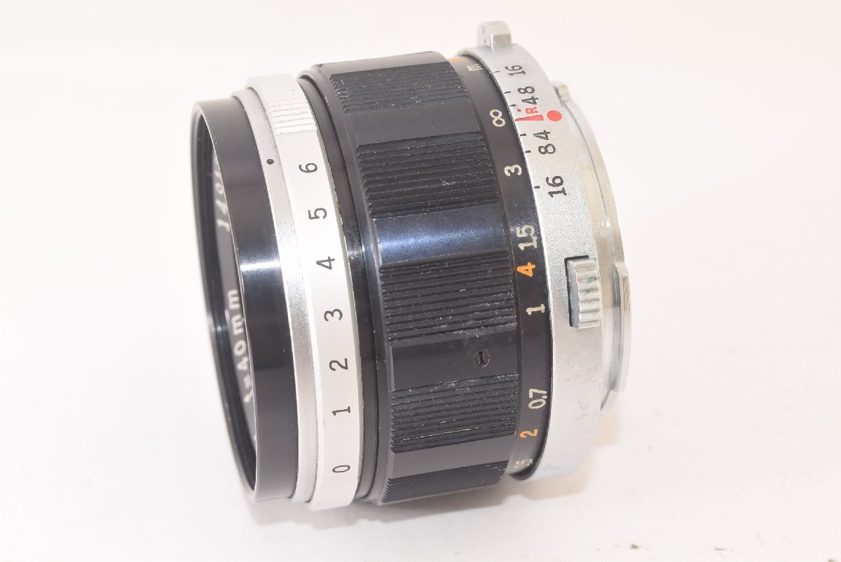 OLYMPUS G.Zuiko Auto-S 40mm f/1.4 Lens Classic Manual Focus Prime
