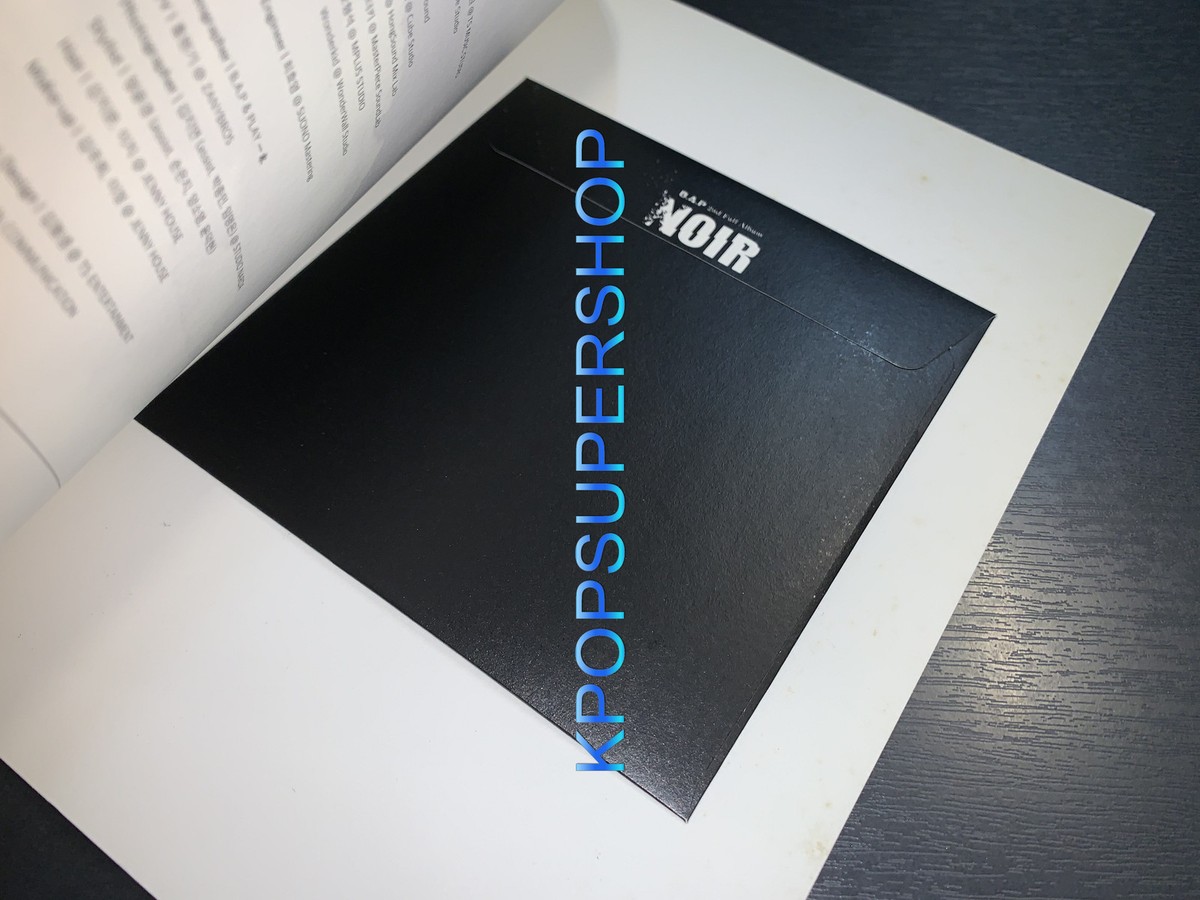 B.A.P 2nd Album Noir Bang Yong Guk Version CD Photobook Great Rare