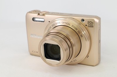 US Stock] Nikon COOLPIX S7000 Gold 16MP 20x Compact Digital Camera