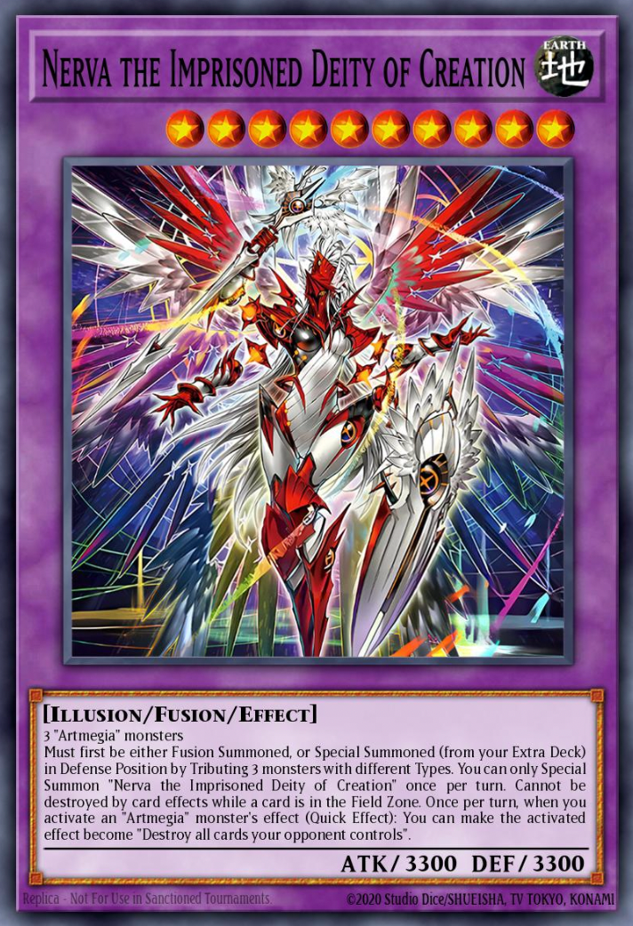 Yugioh Nerva the Power Patron of Creation DUAD-EN033 Secret Rare