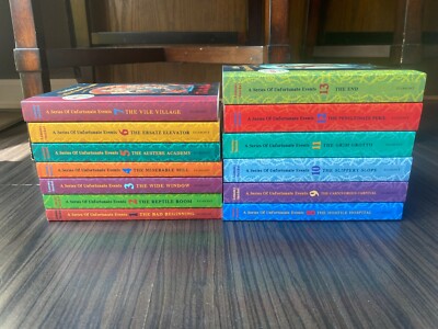 A Series of Unfortunate Events Complete Set 13 Paperback Books