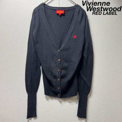 Vivienne Westwood Red Label Wool Knit Cardigan Orb Embroidery