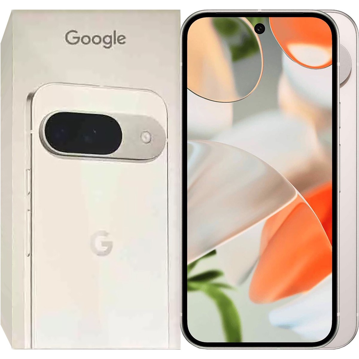 Google Pixel 9 5G Porcelain 256GB + 12GB Dual-SIM Unlocked GSM NEW