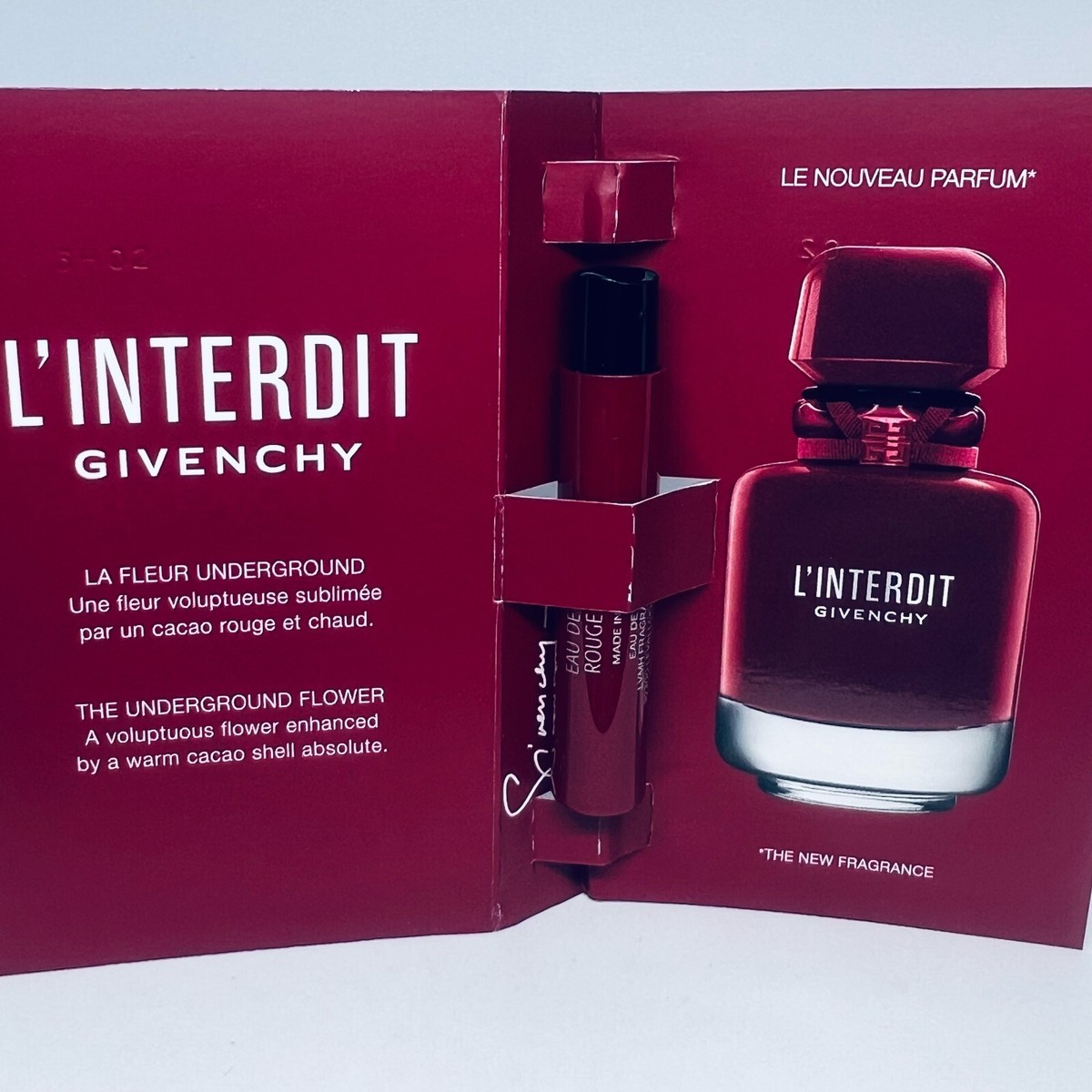 GIVENCHY L'interdit Eau de Parfum Rouge Ultime Sample Spray .03oz