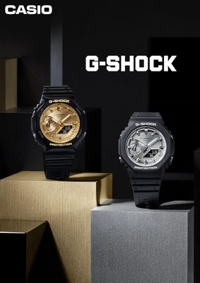 CASIO G-SHOCK GA-2100SB-1AJF Analog Digital Watch Black Brand New