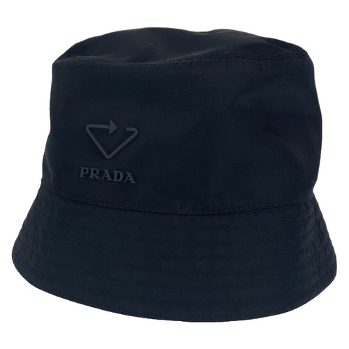00s Prada Sport Ear Flap Cap Black Y2K Archive Size 18cm Vintage