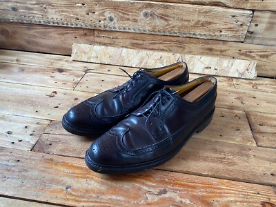 FLORSHEIM IMPERIAL 'Kenmoor' Brown Shell Cordovan Wingtip Dress