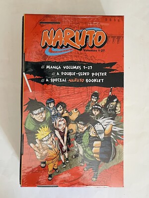 Original Naruto Manga Box Set 1: Volumes 1-27 with Premium By