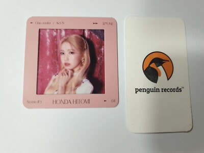 IZ*ONE - 4TH MINI ALBUM ONE-REELER ACT ¥³ POSTCARD & FILM PHOTO