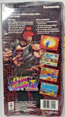 Super Street Fighter II Turbo Longbox 3DO - Sealed- Damaged Box