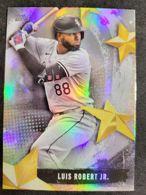 2025 Topps Luis Robert Jr STARS OF MLB FOIL White Sox Card #SMLB