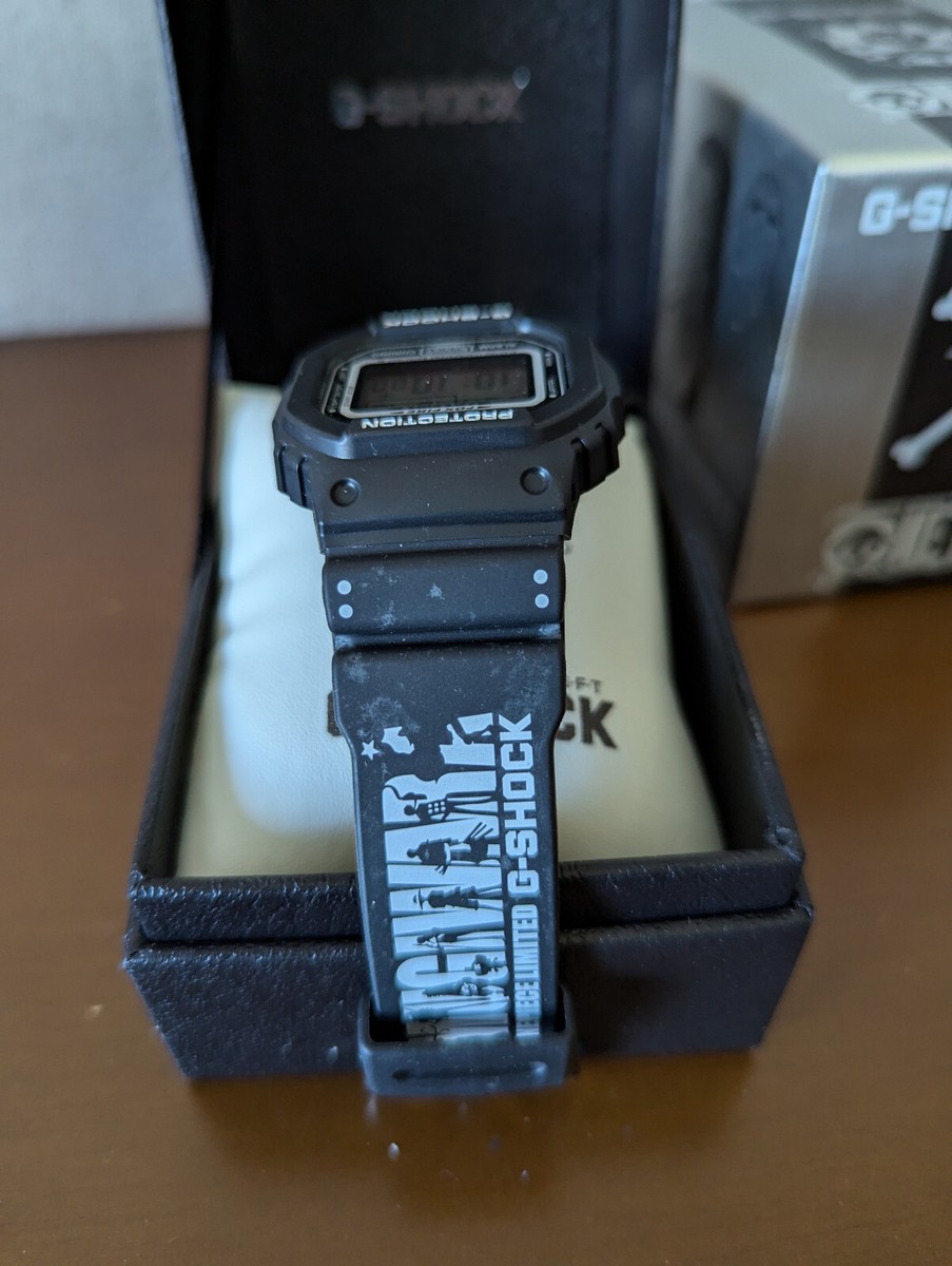 CASIO G-SHOCK One Piece DW-5600VT Black Collaboration Wristwatch