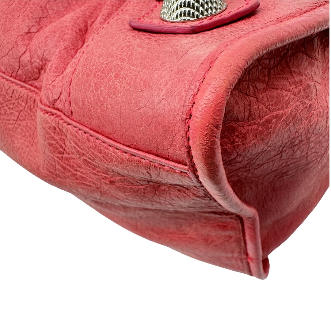 Auth BALENCIAGA The Giant City 2WAY Hand Bag 173082・6634 Pink