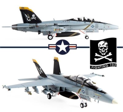 レア☆ジェミニ・エース F/A-18F VFA-103ジョリーロジャース1/72 レア