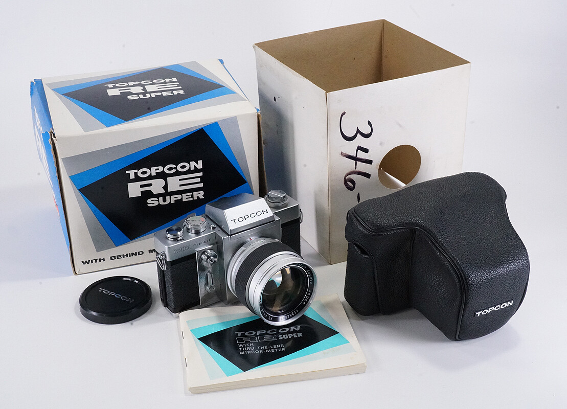 TOPCON RE SUPER + 58/1.4 TOPCOR BOXED VERY NICE!/221500 | eBay
