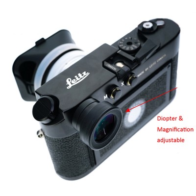 1.1-1.6X Viewfinder Magnifying Amplifier Eyepiece for Leica M3 M6