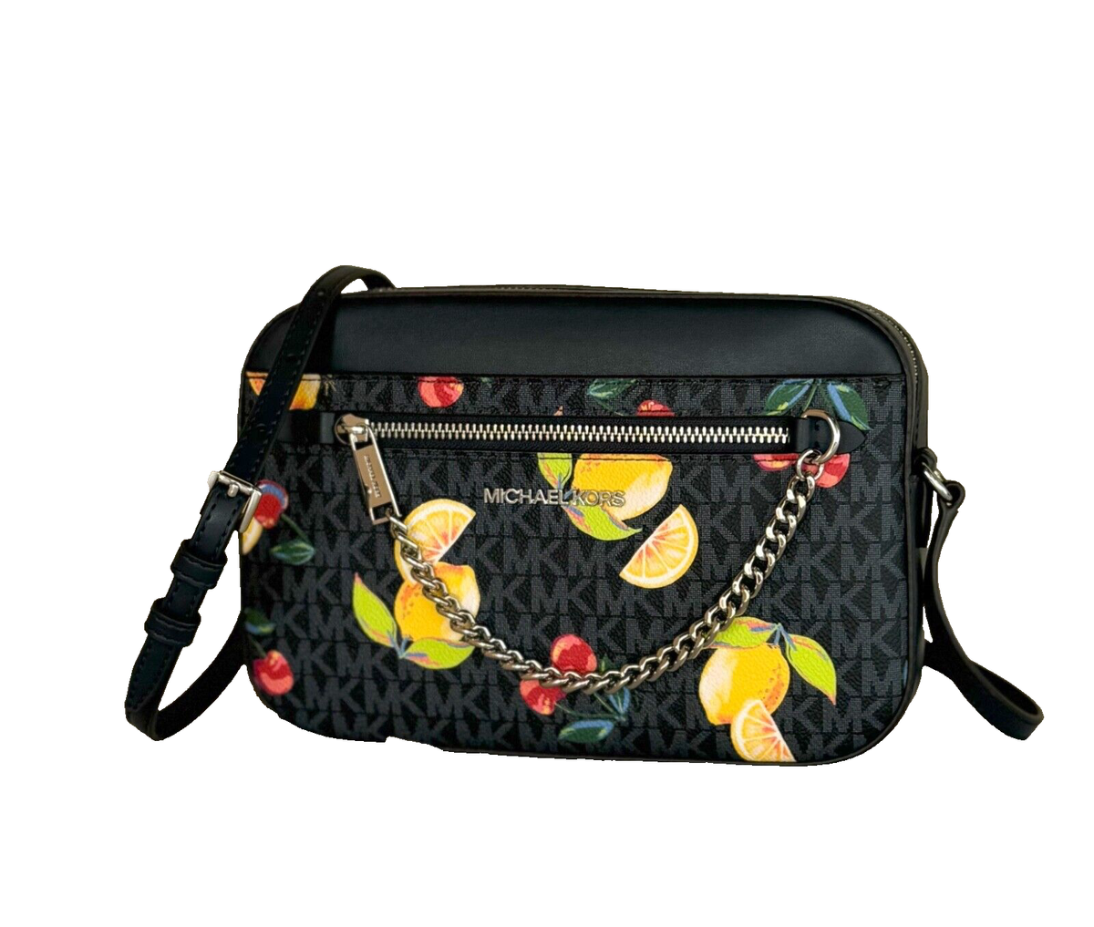 Michael Kors Jet Set Item Crossbody Bag MK Admiral/Lemon/Cherry | eBay