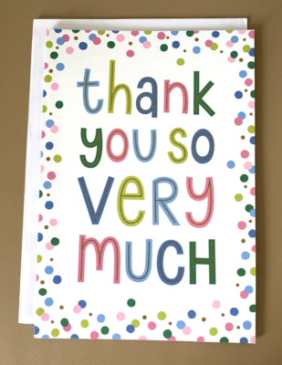 Thank You So Very Much