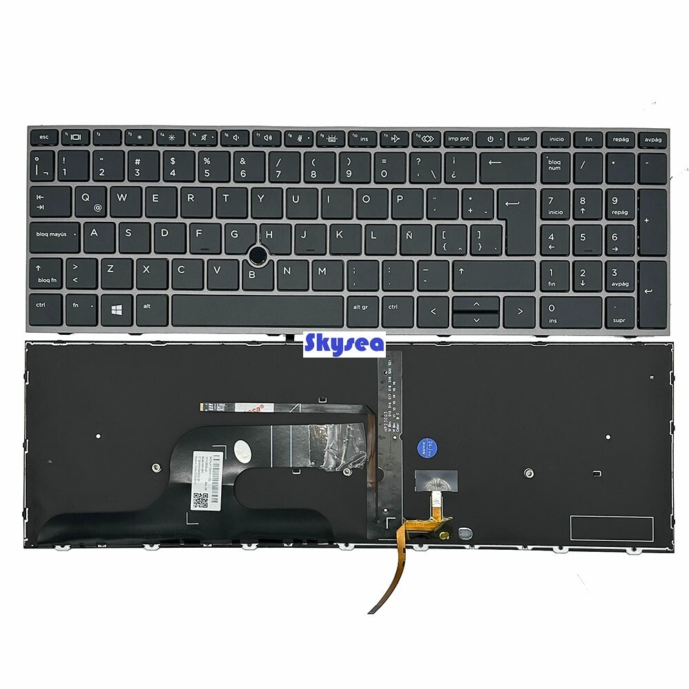 New For HP ZBook Fury 15 G7 G8 Laptop Keyboard Latin Backlit