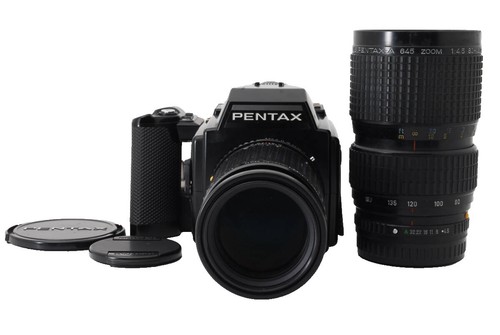 Exc+5] SMC Pentax A 645 200mm f/4 Lens + 2x Converter For 645 N