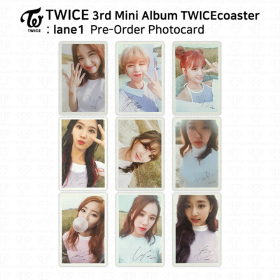 TWICE TWICECOASTER LANE1 Pre-Order Official Photocard KPOP K-POP