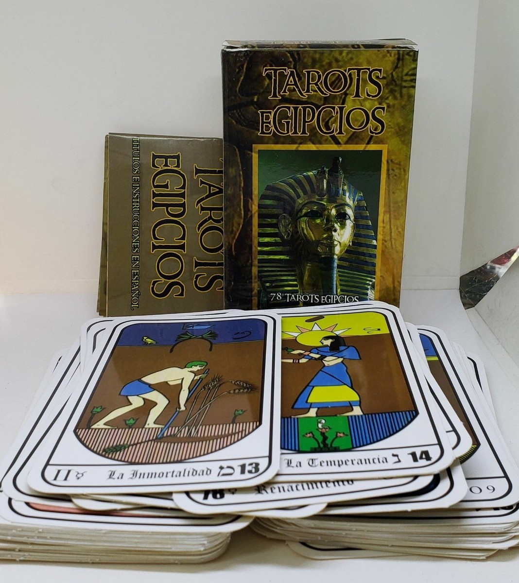 TAROT EGIPCIO NEW SPANISH ORIGINAL 78 CARTAS ON SALE | eBay