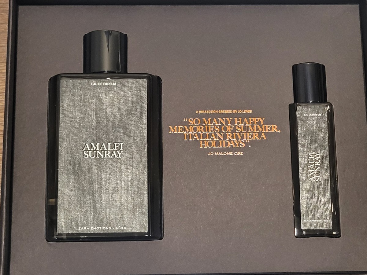 JO MALONE x Zara AMALFI SUNRAY ZARA N*4 90ml &15ml | eBay