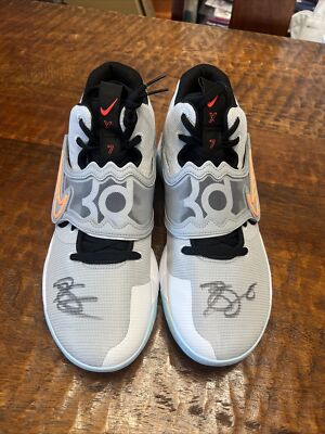 Kevin Durant Signed Nike KD Trey 5X Shoes PSA DNA Coa Autographed