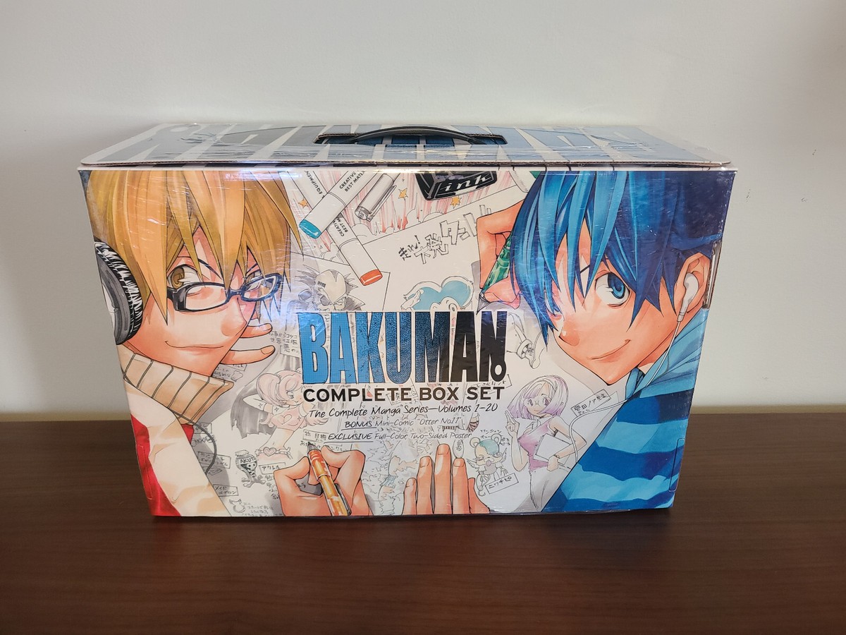 Bakuman Complete Box Set Volumes 1-20 English Manga Shonenjump Viz