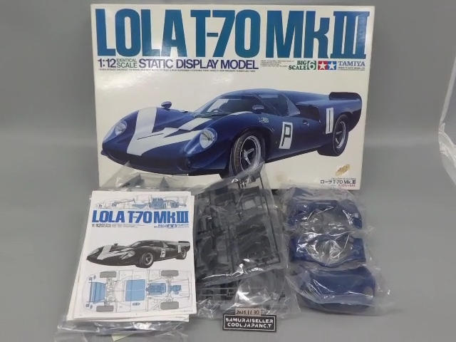 Tamiya 1/12 LOLA T-70 MkIII Racing Car Plastic Model Kit Big Scale