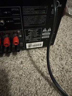 Pioneer VSX 1123-K 7.2 Channel 165 Watt Receiver for sale online