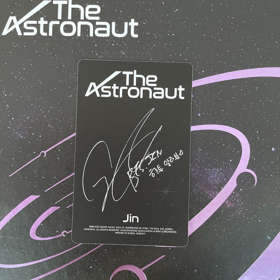 BTS Jin Solo Album The Astronaut Official Photo card PC Ver.1_01
