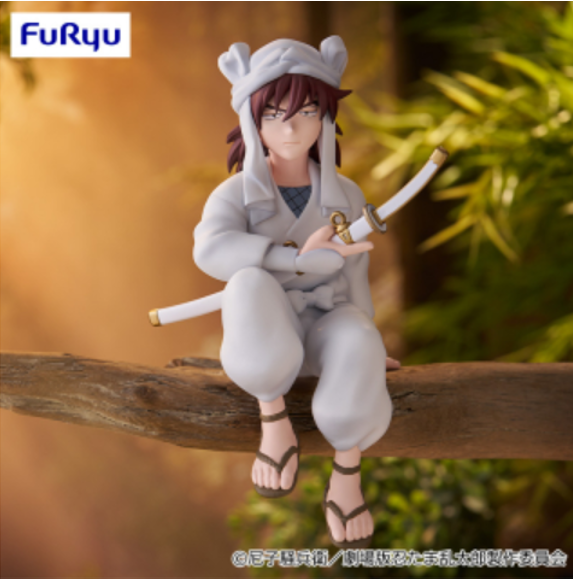 Nintama Rantaro Noodle Stopper Figure Hansuke Doi & Tenki Set