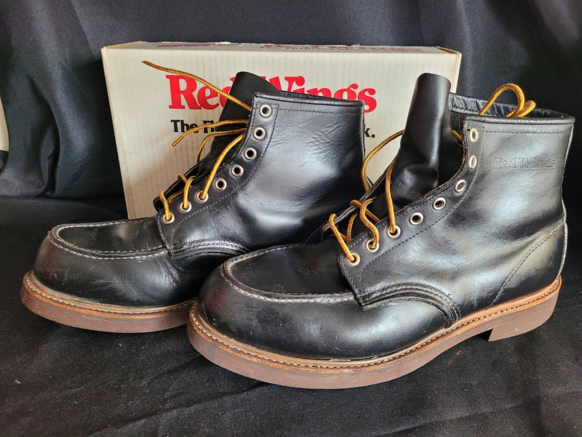 Pre-Owned Red Wing 8136 - Black Chrome - US Men's 11E Vintage | eBay