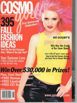 COSMO GIRL! MAGAZINE AUGUST 2000 GWEN STEFANI NO DOUBT DESTINY'S