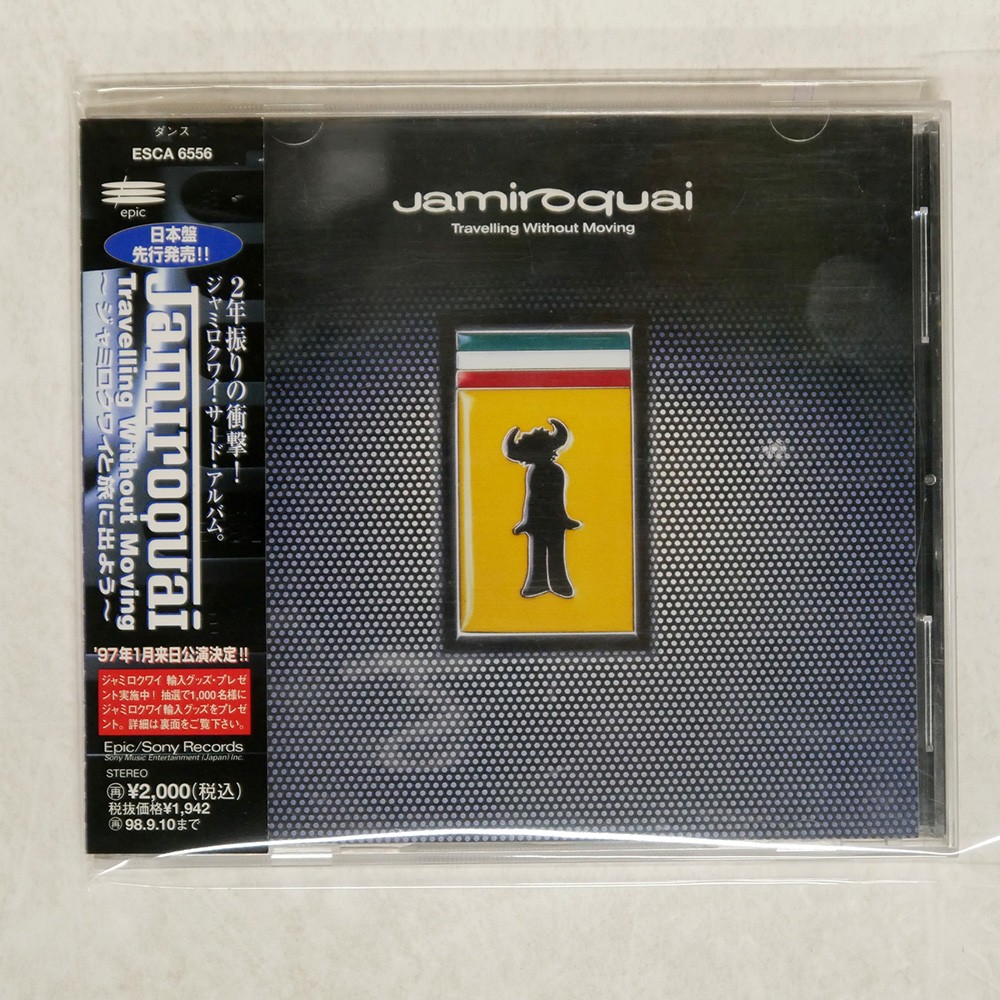 JAMIROQUAI TRAVELLING WITHOUT MOVING EPIC ESCA-6556 JAPAN OBI 1CD