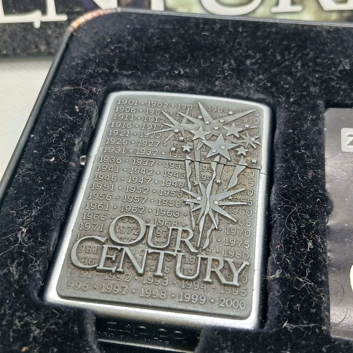 ZIPPO OUR CENTURY COLLECTIBLE XV / 1999 THE LAST LIMITED EDITION