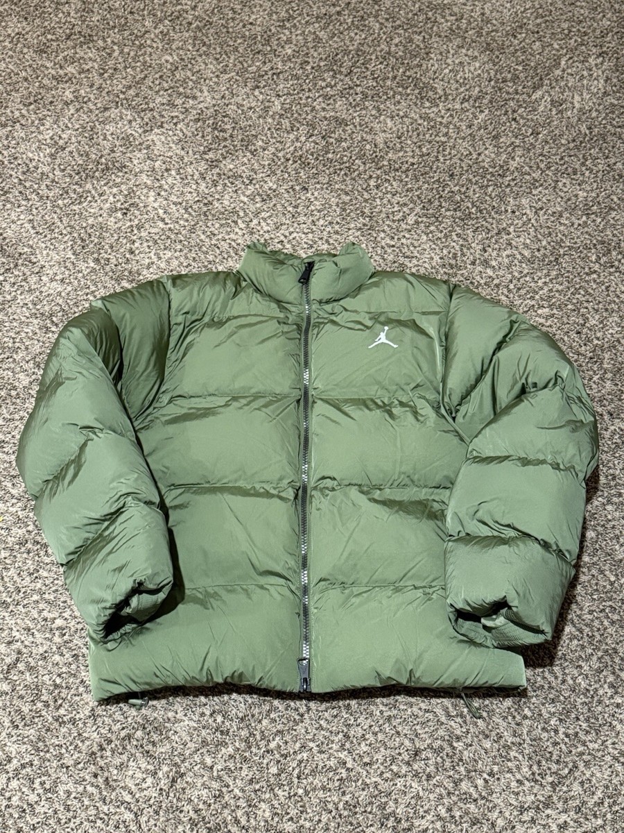 Nike Air Jordan Essentials Puffer Jacket Green FB7331-340 Men's