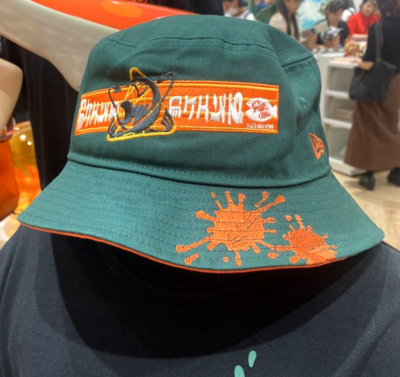 SALMON RUN Splatoon 3 Bucket Hat NEW ERA Mr. Grizz Patch Nintendo