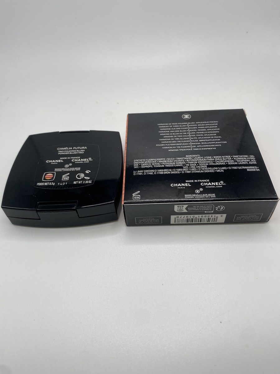 Chanel 2025 Limited Edition Camelia Futura Powder Blush Trio NEW