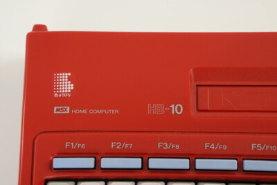 MSX SONY HIT BIT HB-10 Home Computer Red Maintained Tested 213320