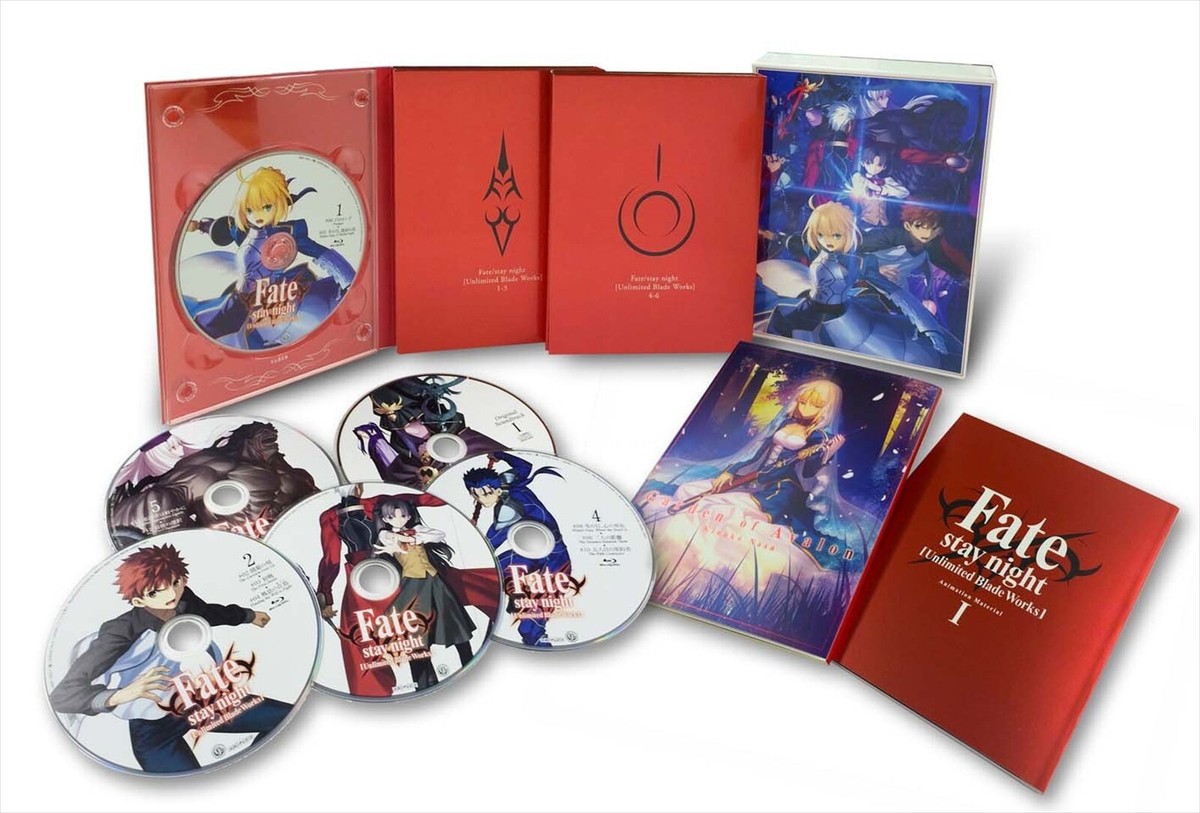 Fate/stay Night Unlimited Blade Works Blu-ray Disc Box Japan NEW