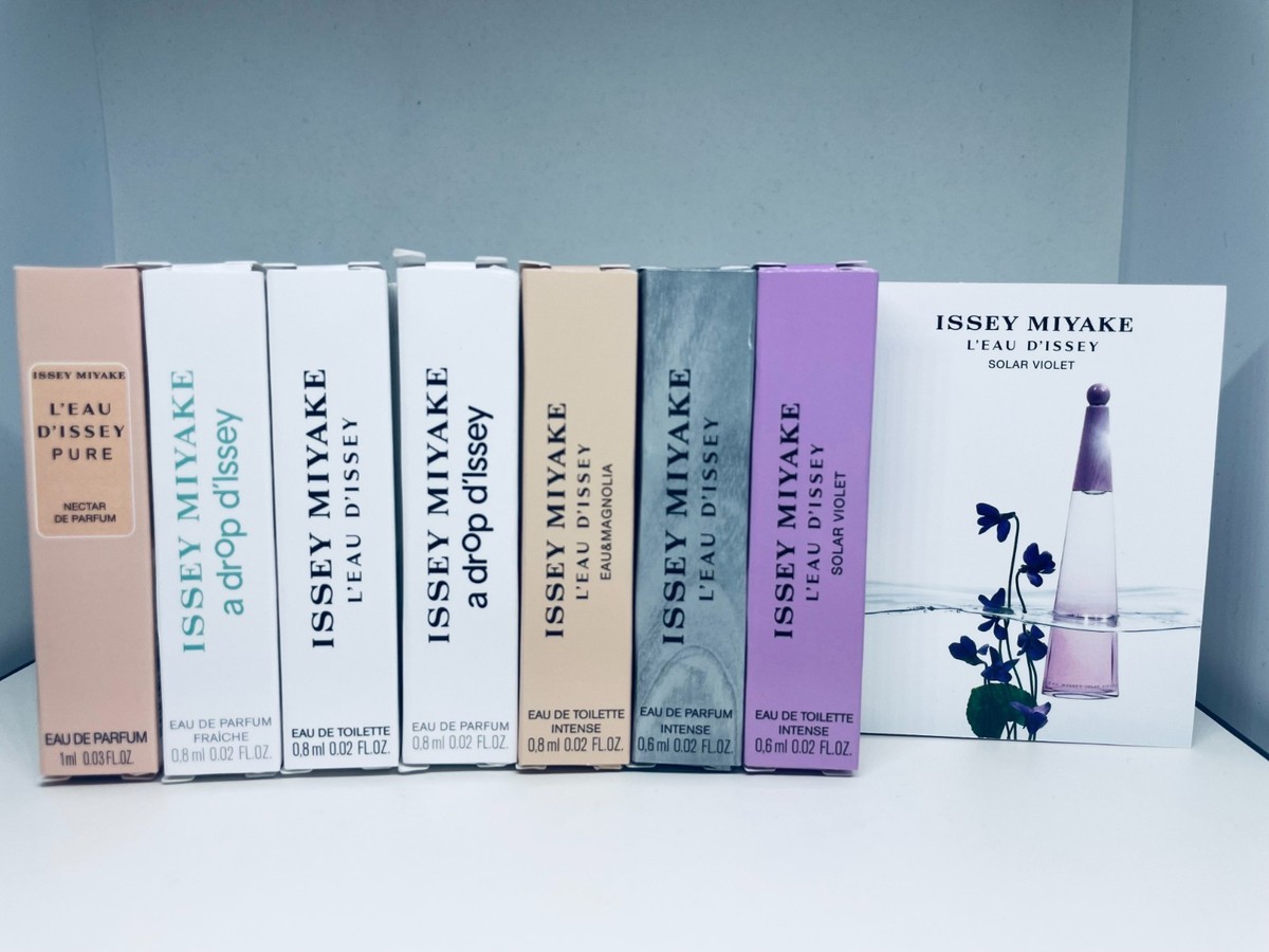 Issey Miyake Perfume Collection For Women Sample Spray 7pc Set | eBay