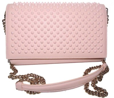 Christian Louboutin PALOMA Bag Crossbody Purse Fold-Over Spike