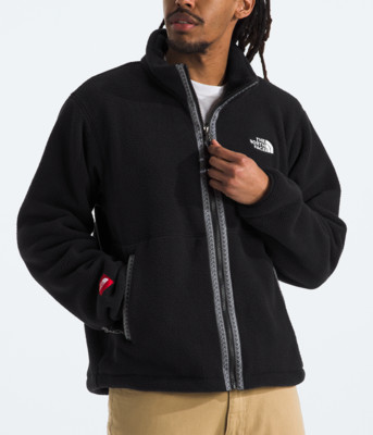 Mens The North Face Fleeski Full Zip Sherpa Fleece Coat Jacket New