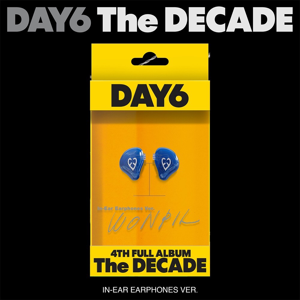 DAY6 THE DECADE 4th Album IN-EAR EARPHONES Ver/Earphones+Pouch+2
