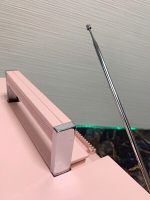 Panasonic SG-J500 Rare Pink Retro Turntable Cassette Radio Stereo