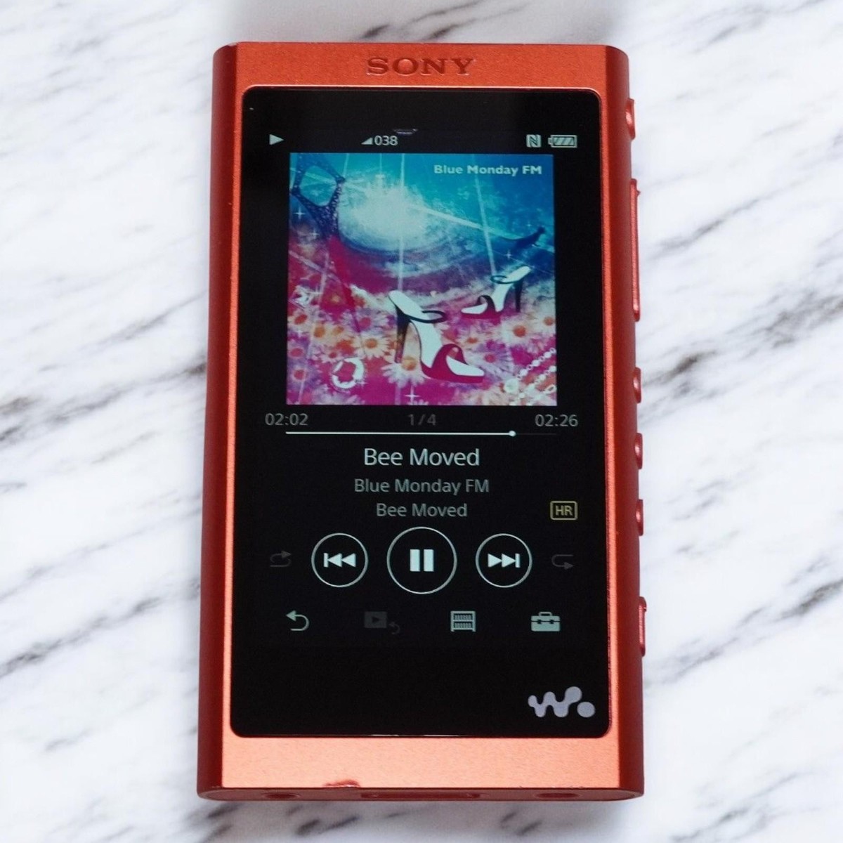 Sony NW-A55 Walkman Red Digital Audio Player MP3 Bluetooth English